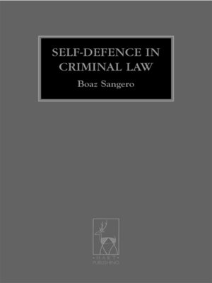 cover image of Self-Defence in Criminal Law